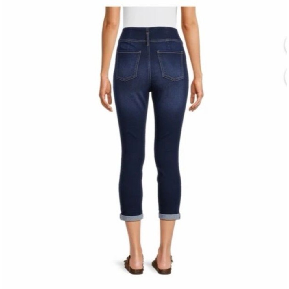 NOBO No Boundaries Juniors Size 9 Corset Skinny Jeans Cropped Cuffed - Picture 8 of 16